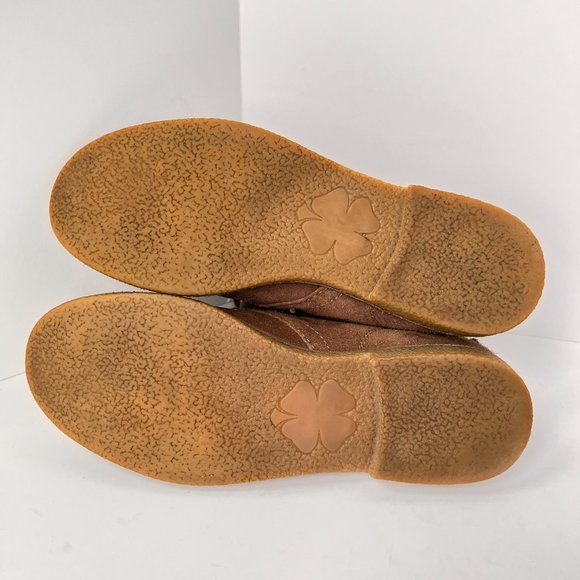 LUCKY Brand Brown Soft Suede Emillia Lace Up Chukka Ankle Bootie - Picture 14 of 16